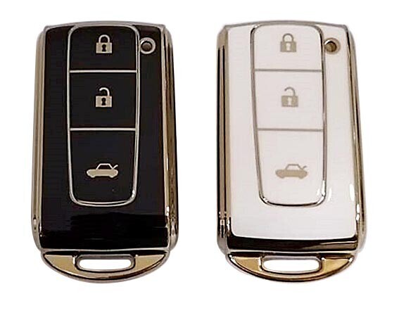 新品即決 トヨタダイハツ 白 TPU スマートキーケース キーカバー プリウス20系NHW20 タントカスタム タントエグゼL375S L385S アクセサリー_画像10