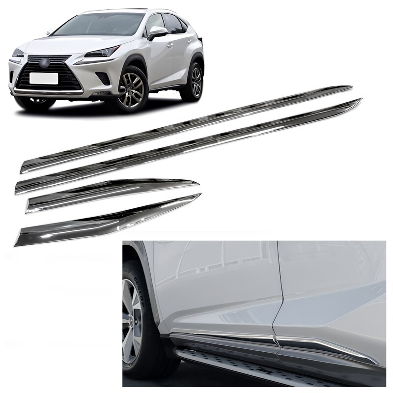 レクサスNX10系 200t 300h AGZ10 AGZ15 AYZ10 AYZ15 メッキ サイドモール プロテクター ドアトリム ドアアンダーガーニッシュ アクセサリー_画像1