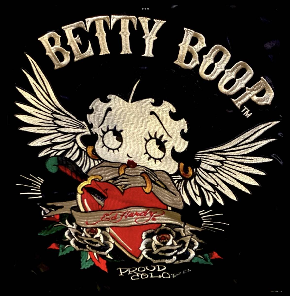 ベティブープ★新品★スカジャン★2510【M】エドハーディー★ピンナップ★BED -2510★アメリカンロングリバー55★ネバーマインド★大阪_画像3