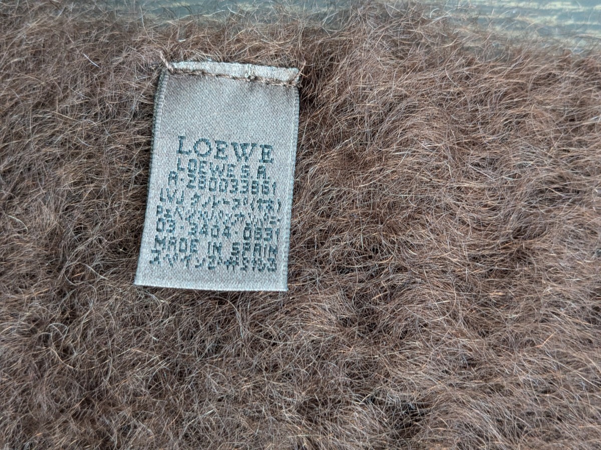 【美品】LOEWE ロエベ モヘア　マフラー_画像5