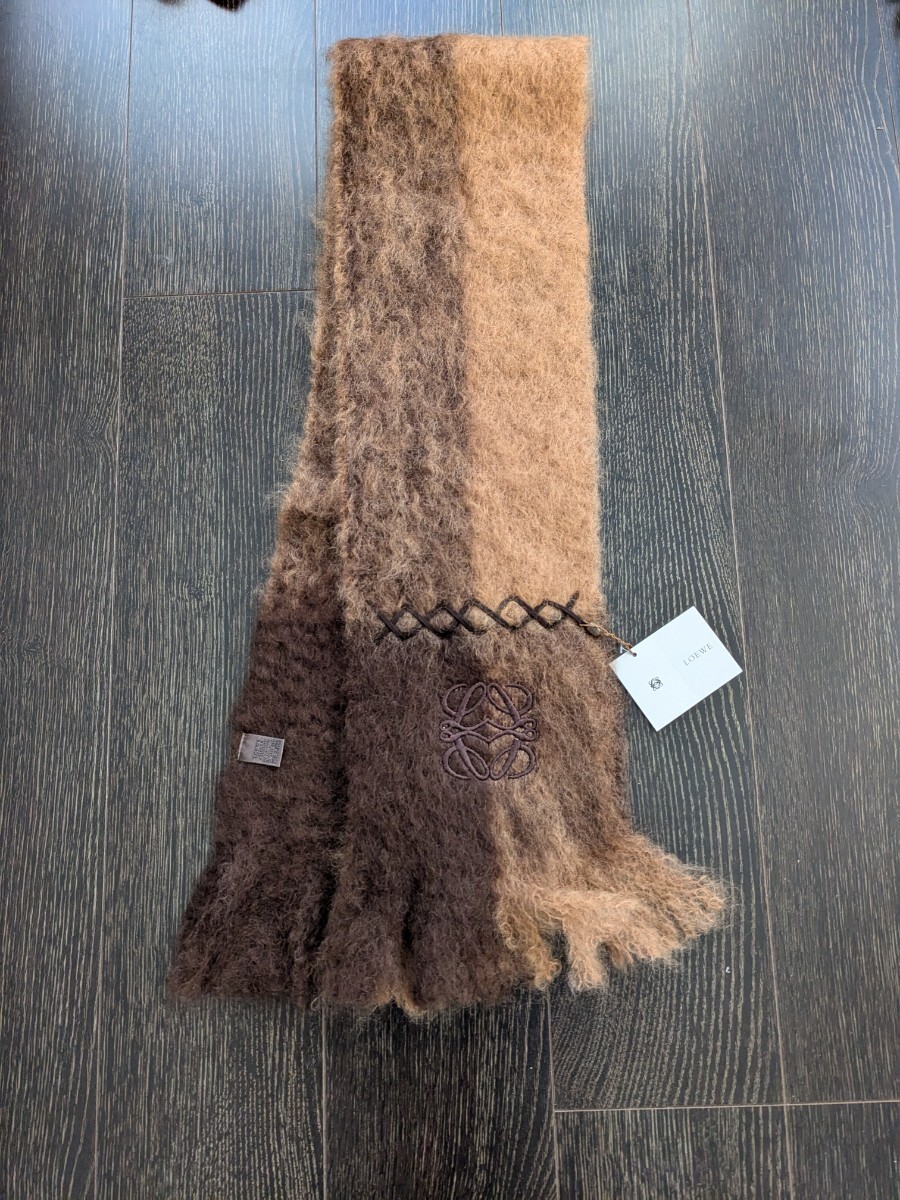 【美品】LOEWE ロエベ モヘア　マフラー_画像2