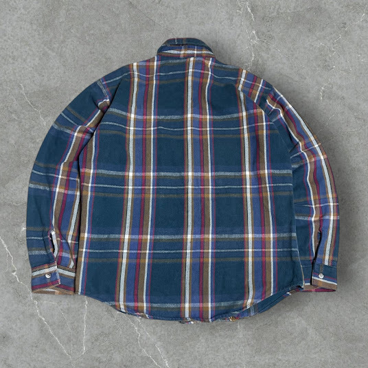 ★90's FIELD&STREAM 長袖 フランネルシャツ Lサイズ相当_画像3