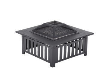 ファイヤーピット 焚き火台 テーブル 囲炉裏テーブル バーベキュー 焼肉 BBQコンロ 自宅 庭 大人数 耐熱性 キャンプ用 KU630_画像8