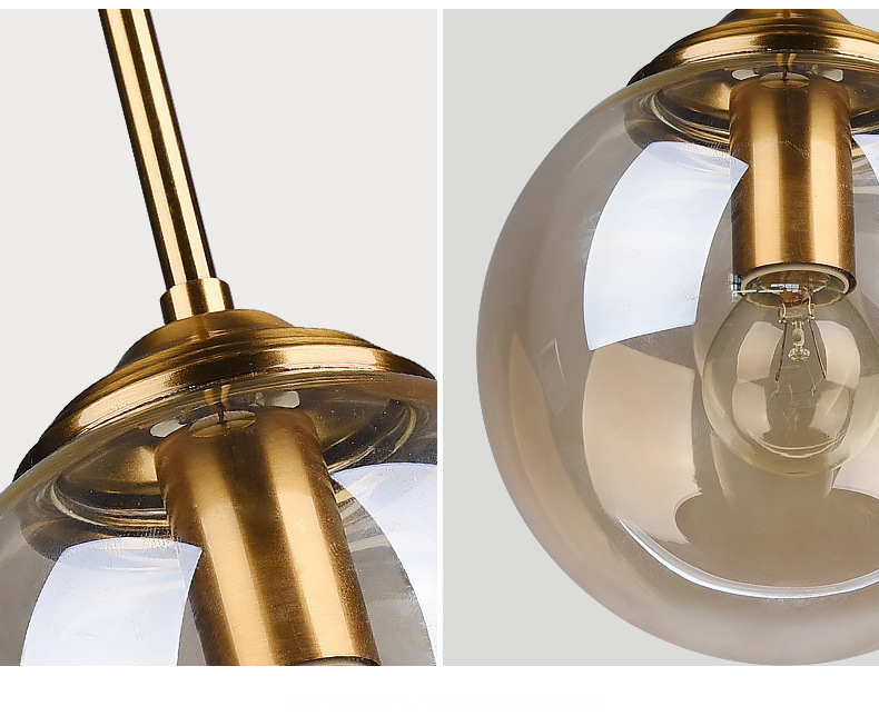 DIY ペンダントライト ガラス ボール型 丸い形 おしゃれ 北欧 LED対応 和風 キッチン リビング 寝室 洋室和室 ダクトレール 引掛シ AF911_画像6