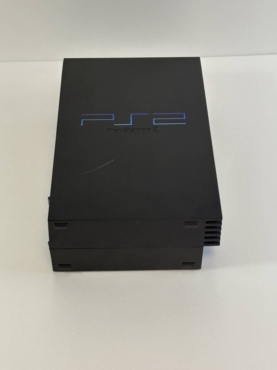 【起動確認済み】PlayStation2 PS2 本体 SCPH-30000 ブラック ディスク読み込み確認済み_画像1