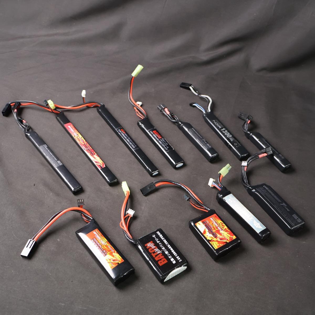 おまとめ バッテリー リポバッテリー セーフティバッグ おまとめ 7.4Vなど #S-25245_画像1