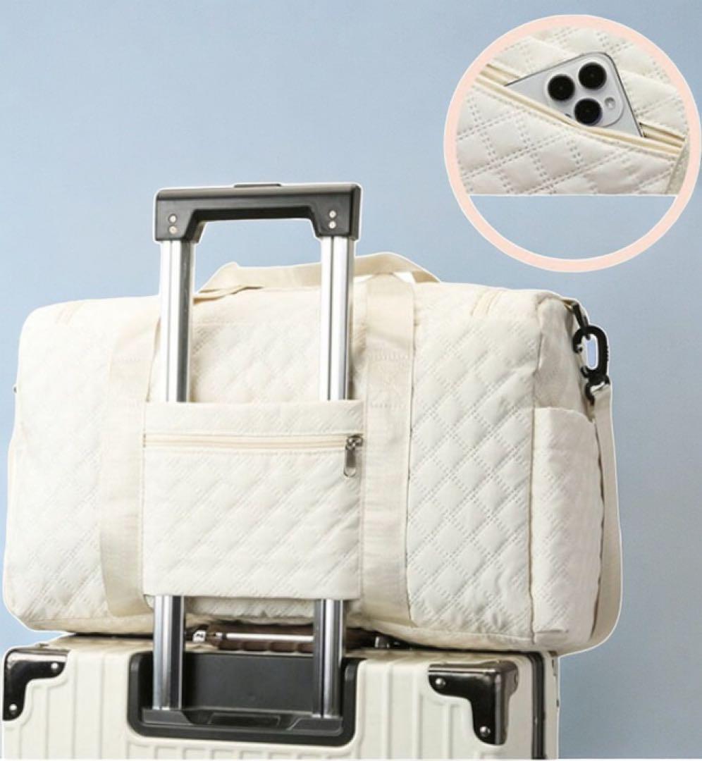  сумка "Boston bag" Carry on сумка дорожная сумка путешествие задний сумка на плечо 2way путешествие часть . белый белый новый товар бесплатная доставка самый короткий отправка 