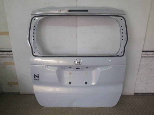 Y09 JF3 JF4 N-BOX バックドア リアゲート テールゲート パネル NH902P プレミアムサンライトホワイトパール 68100-TTA-J11ZZ 中古 即決_画像1