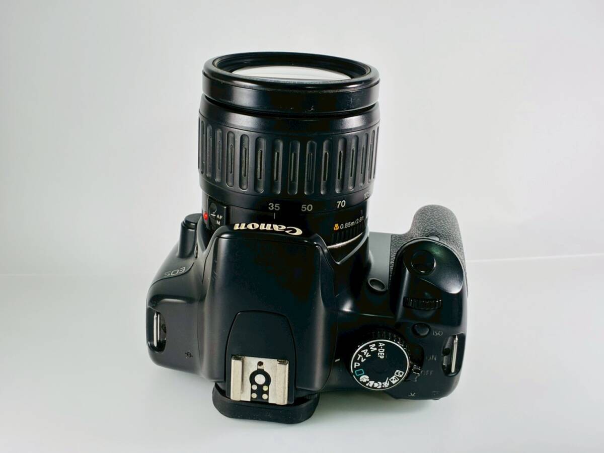 ★訳あり実用品★ キヤノン CANON EOS KISS X2 ボディ EF 35-105mm F4.5-5.6 レンズセット バッテリー付属 ★動作品 #A134_画像3