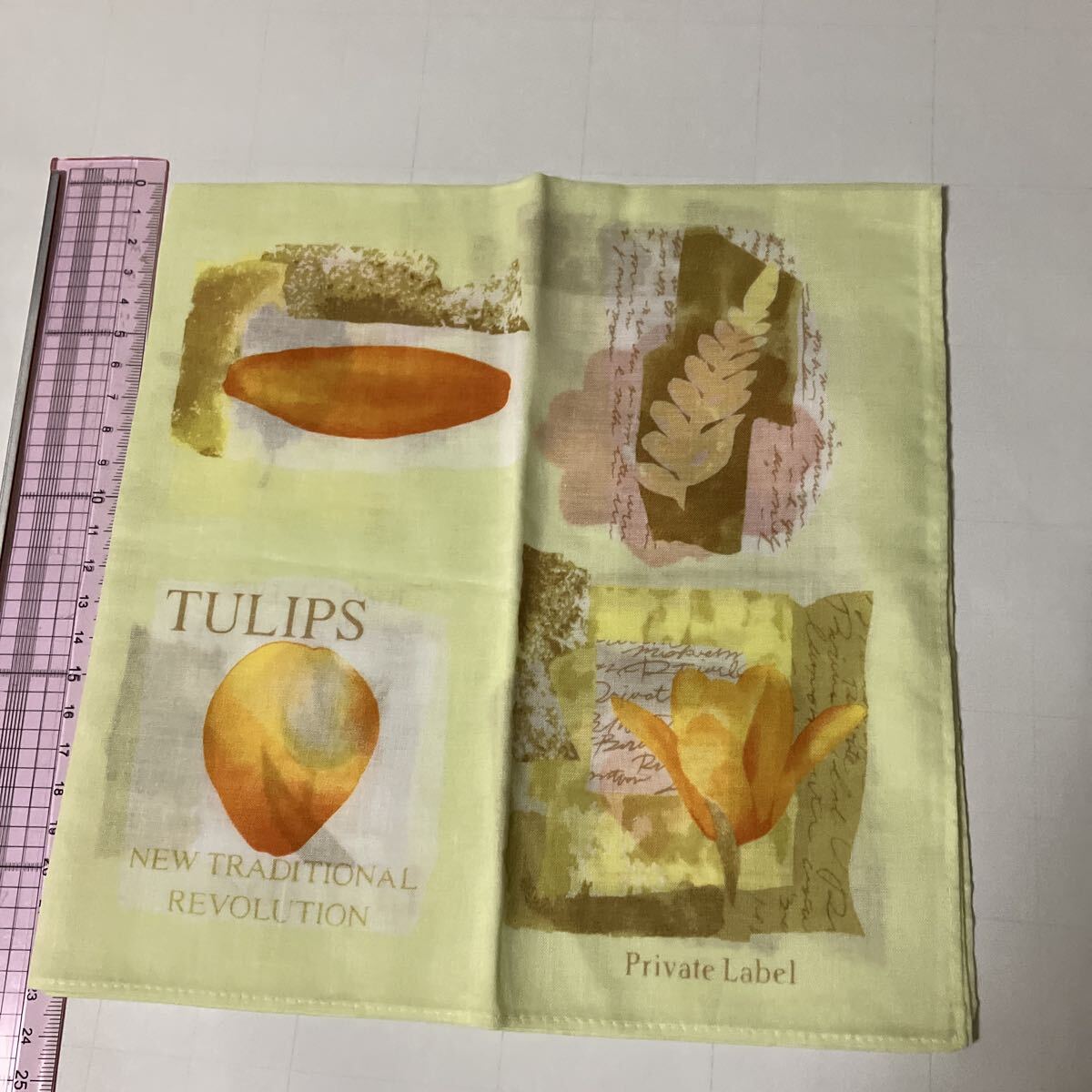 プライベートレーベル ハンカチ 7枚まとめて 未使用品 ブランドハンカチ_画像5