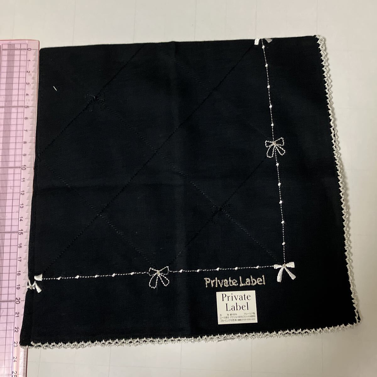 プライベートレーベル ハンカチ 7枚まとめて 未使用品 ブランドハンカチ_画像7