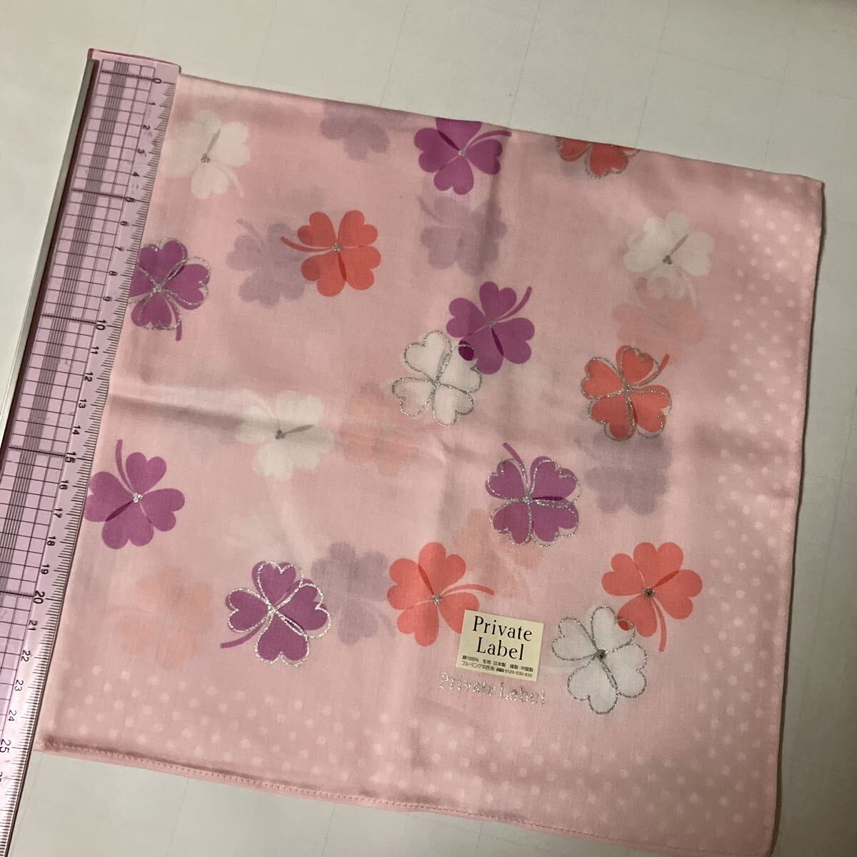 プライベートレーベル ハンカチ 7枚まとめて 未使用品 ブランドハンカチ_画像8