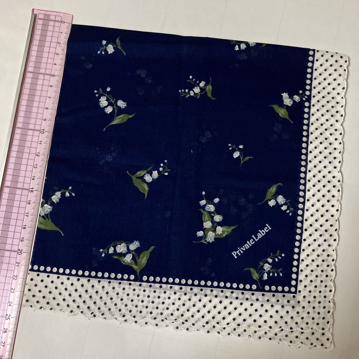 プライベートレーベル ハンカチ 7枚まとめて 未使用品 ブランドハンカチ_画像9