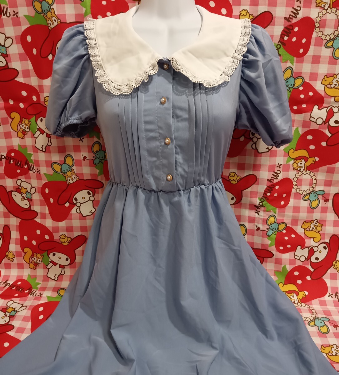 203 可愛い 子供服 女の子 女児 キッズ ワンピース 160サイズ程度 中学生_画像1