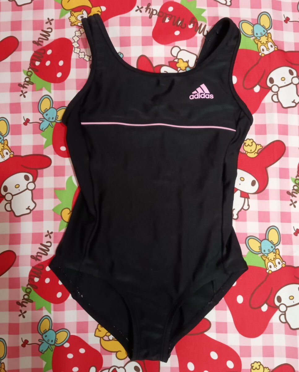 057 可愛い水着 ワンピース スイミング 競泳 女の子 女児 キッズ 140サイズ_画像1