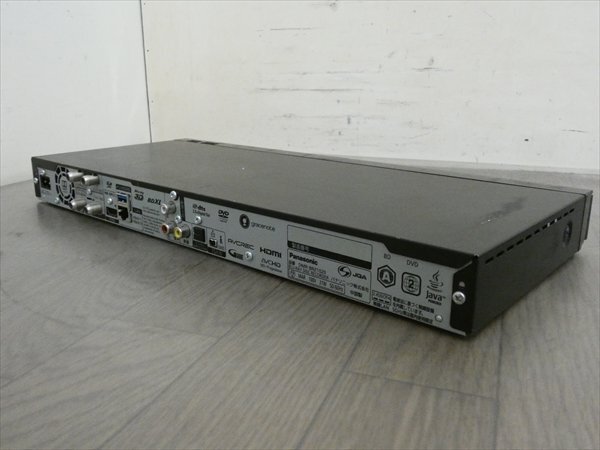 1TB☆17年☆パナソニック/DIGA☆HDD/BDレコーダー☆DMR-BRZ1020☆リモコン付☆3番組同時録画/3D対応機 管CX35895の画像2