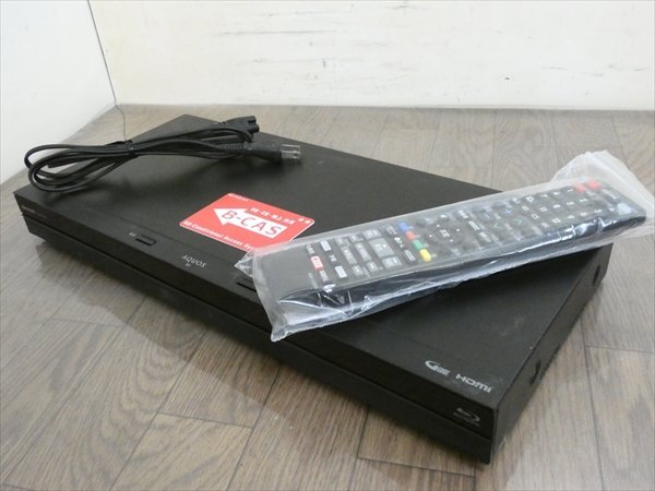 500GB☆16年☆シャープ/SHARP/AQUOS☆HDD/BDレコーダー☆BD-NS500☆リモコン付☆3D対応機(jī) 管SA9041