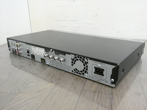 500GB☆13年☆シャープ/SHARP/AQUOS☆HDD/BDレコーダー☆BD-W550☆リモコン付☆2番組同時録畫☆3D対応機(jī) 管SA9052