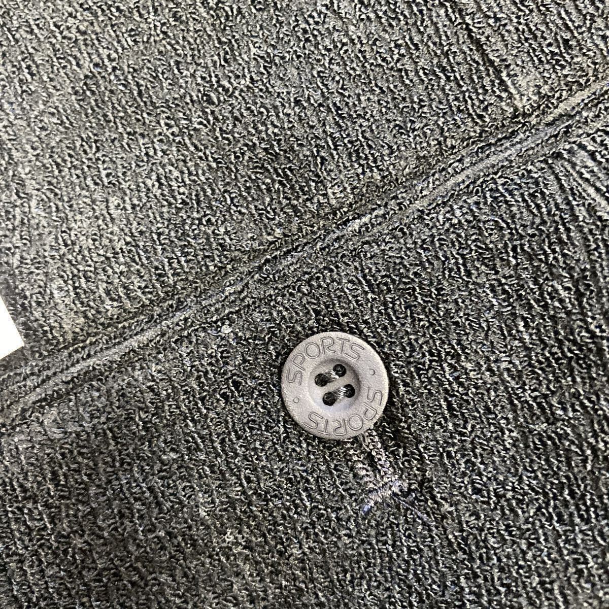 《新品》合物 ゴルフ ビジネス カジュアル スラックス サイズ 91cm 2タック 優れた軽量感 ソフトなタッチしなやかな風合い モール地 濃紺色_画像4