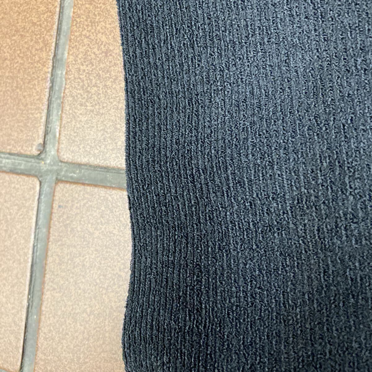 《新品》合物 ゴルフ ビジネス カジュアル スラックス サイズ 91cm 2タック 優れた軽量感 ソフトなタッチしなやかな風合い モール地 濃紺色_画像5