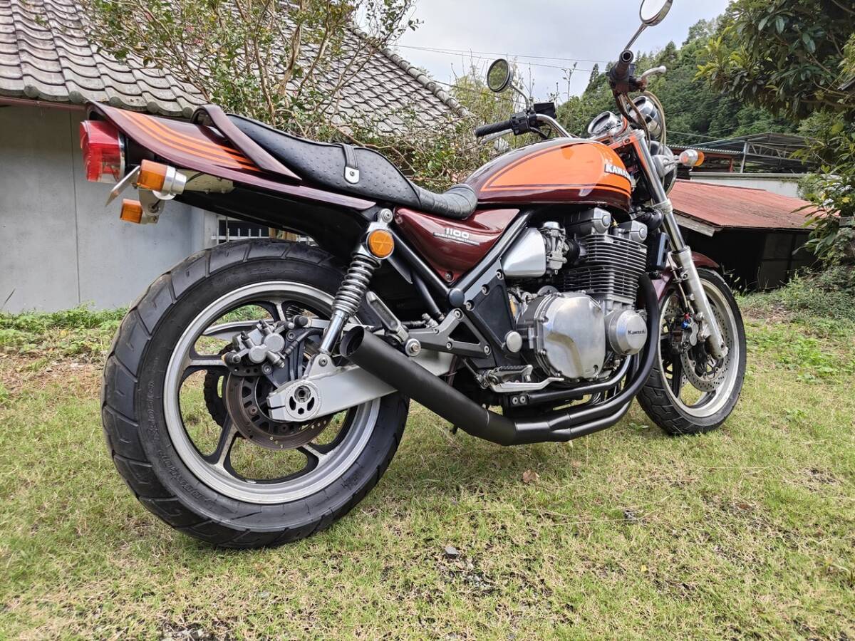 **kawasaki Zephyr 1100 Hinotama цвет ZⅡ custom прекрасный машина внутренний продукт техосмотр "shaken" полный имеется!!**