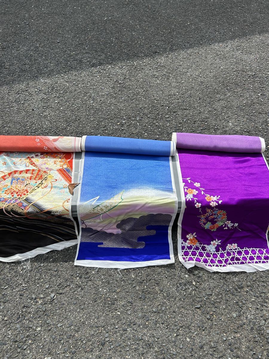【長期保管品】浴衣の反物アソート_画像3