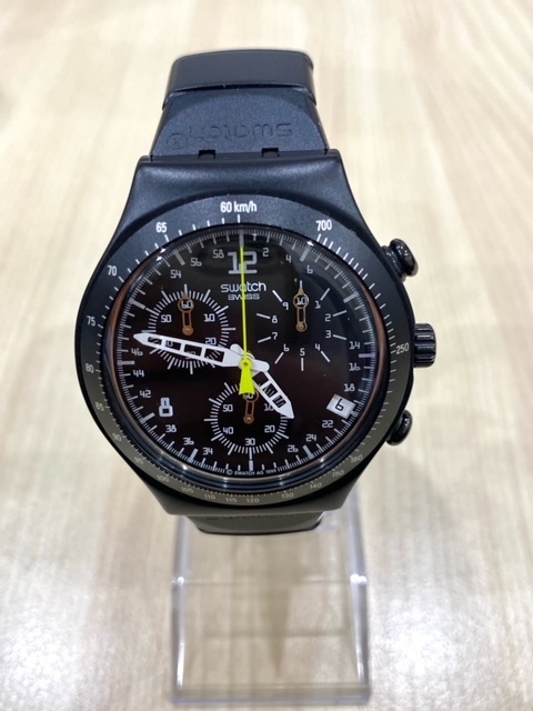 FS7-9-64 電池交換済 稼動品 swatch スウォッチ AG1999 IRONY アイロニー ALUMINIUM アルミニウム WATER RESISTANT QZ クォーツ 腕時計_画像2