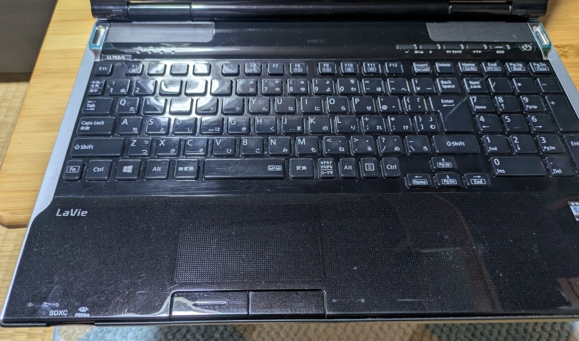 ☆1円スタート☆NEC LAVIE LL750/LS6B 　Core i7 3630QMメモリ8GB　ジャンク_画像3