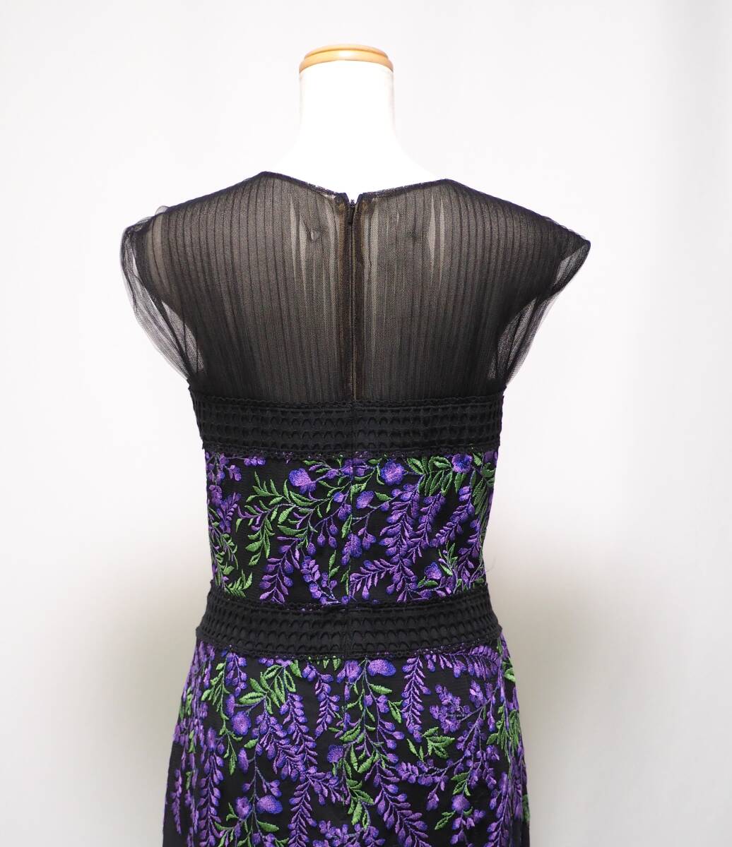 TADASHI SHOJI　タダシショージ　PURPLE & BLACK　ワンピース　「１２ 」/ ２XL_画像4