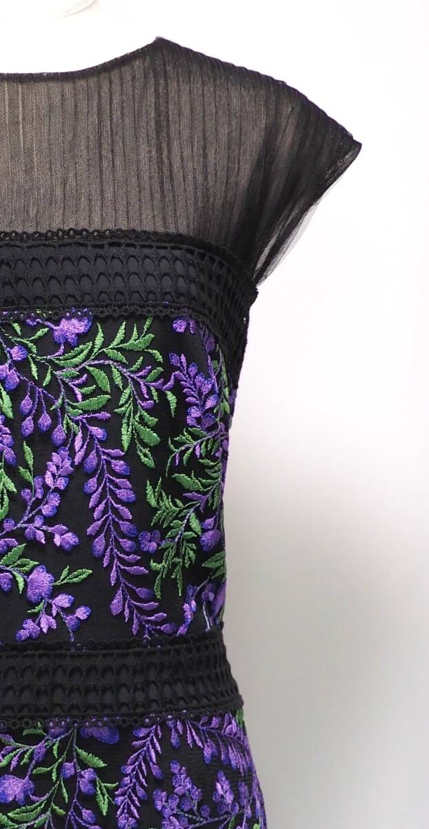 TADASHI SHOJI　タダシショージ　PURPLE & BLACK　ワンピース　「１２ 」/ ２XL_画像6