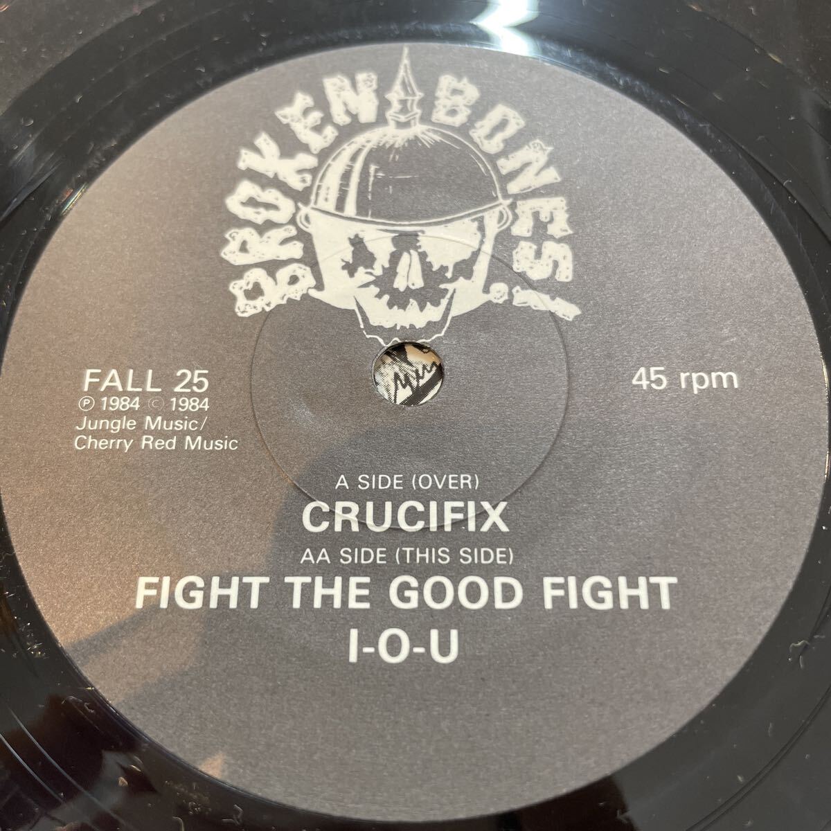(a) Broken Bones Crucifix EPレコード ロック パンク UK_画像4