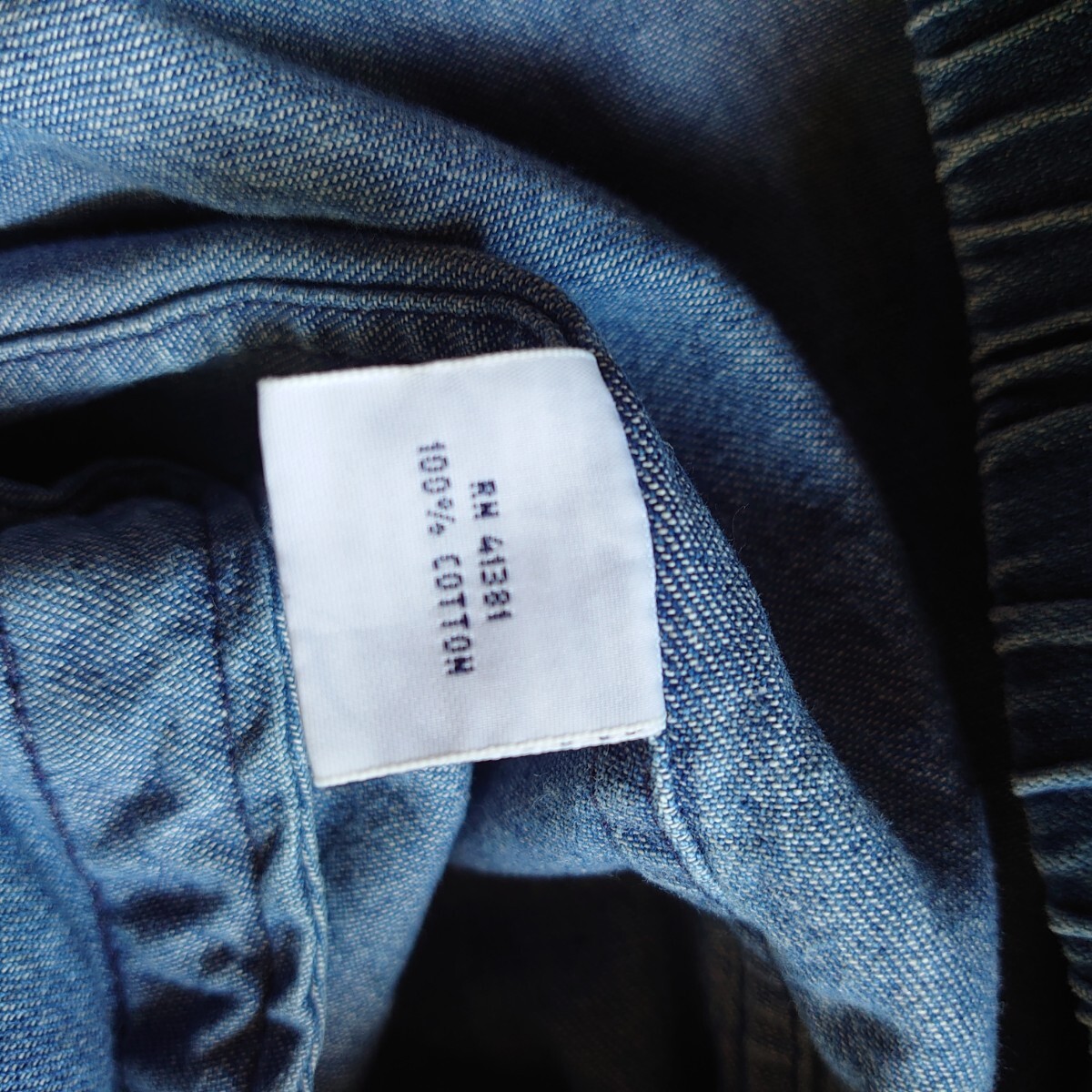 90s Polo Ralph Lauren ラルフローレン デニム ブルゾンジャケット スイングトップ_画像9