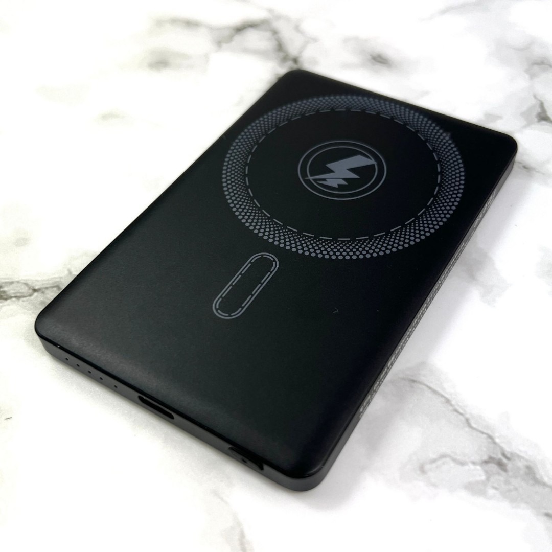 Magsafe магнит тип мобильный аккумулятор 5000mAh супер тонкий PSE засвидетельствование кружка safe зарядное устройство черный 