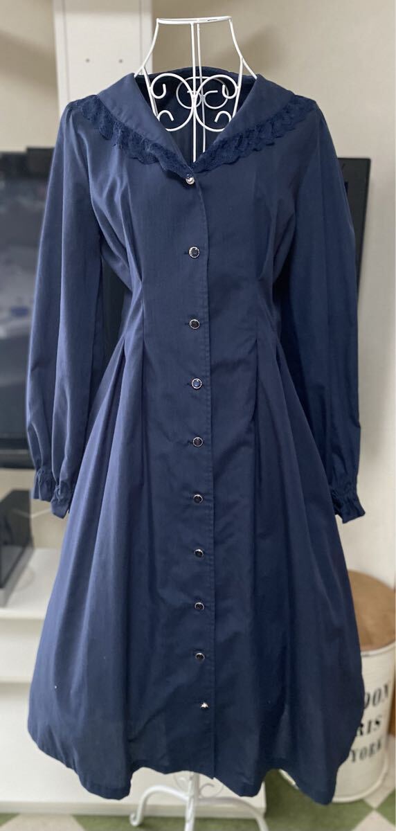 axes femme後ろレースアップワンピース_画像1