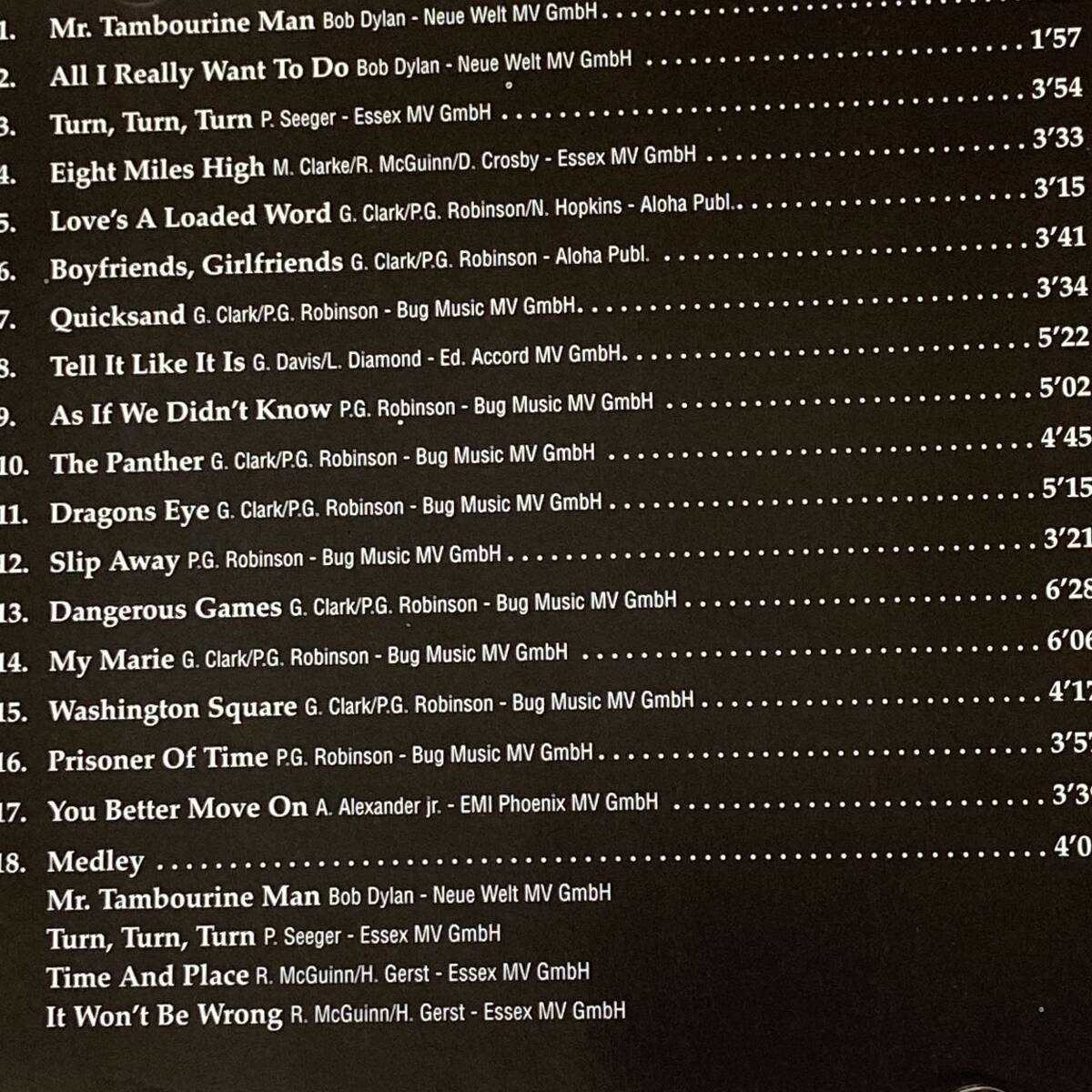 PR6935 CD *The Byrds, The Byrds* Mr. Tambourine Man _画像3