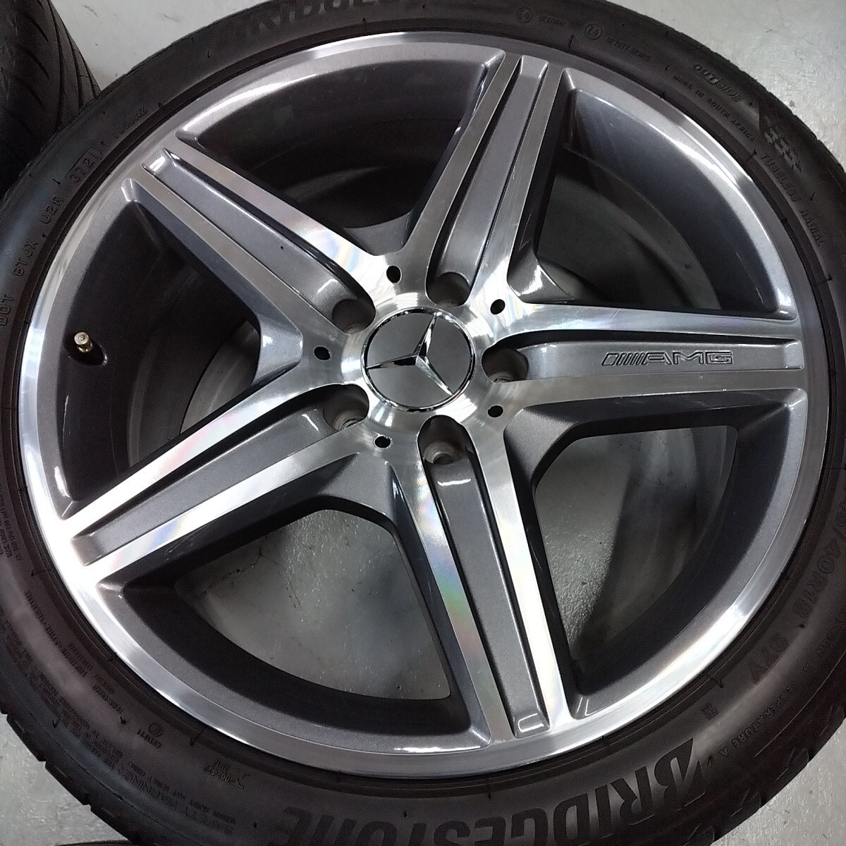 ☆メルセデス・ベンツ　Ｅクラス　W211　E63 AMG 純正★ＡＭＧスタイリング6☆8.5J+38　112-5H☆おまけサマータイヤ付き☆E55AMG・E63AMG☆_画像7