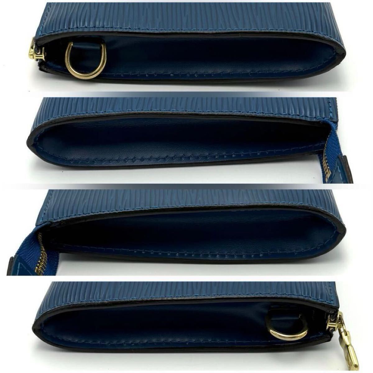 [ превосходный товар ] Louis Vuitton LOUIS VUITTON epi небольшая сумочка аксессуары sowa-ru аксессуары сумка женский Gold металлические принадлежности toredo голубой M52945