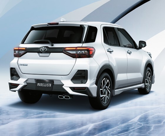 【デッドストック品!!】【全国送料無料!!】■トヨタ純正オプション ライズ用 リアスパッツ■A200A A210A■モデリスタ■リアスカート _画像1