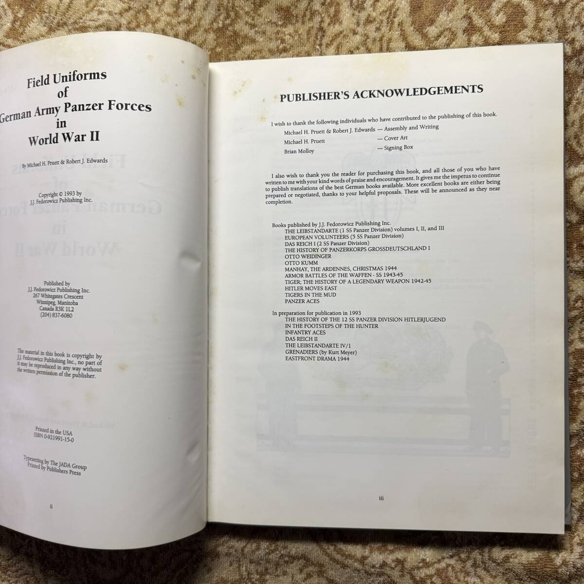 「Field Uniforms of German Army Panzer Forces in World War 2」【Robert J. Edwards, Michael H. Pruett　ドイツ軍　戦車兵】_画像8