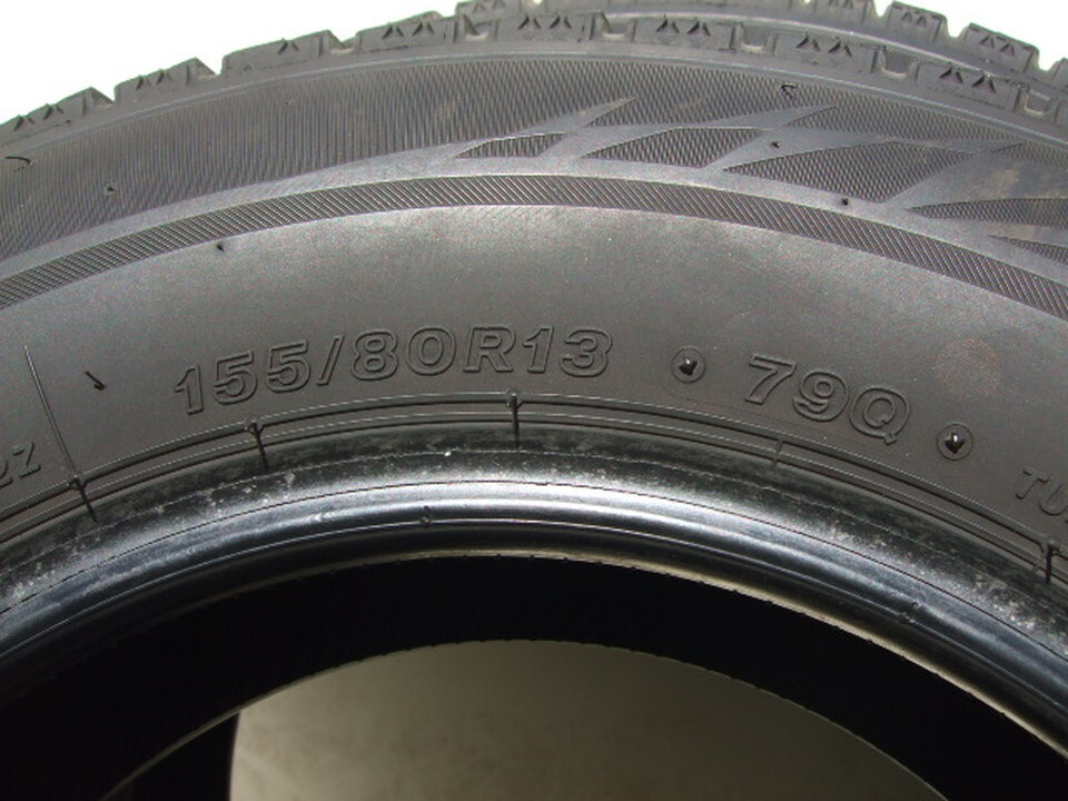 ブリヂストン BLIZZAK VRX2 155/80R13 79Q 2018年製 4本セット 会社宛 福山通運営業所止 送料無料 H24_画像8