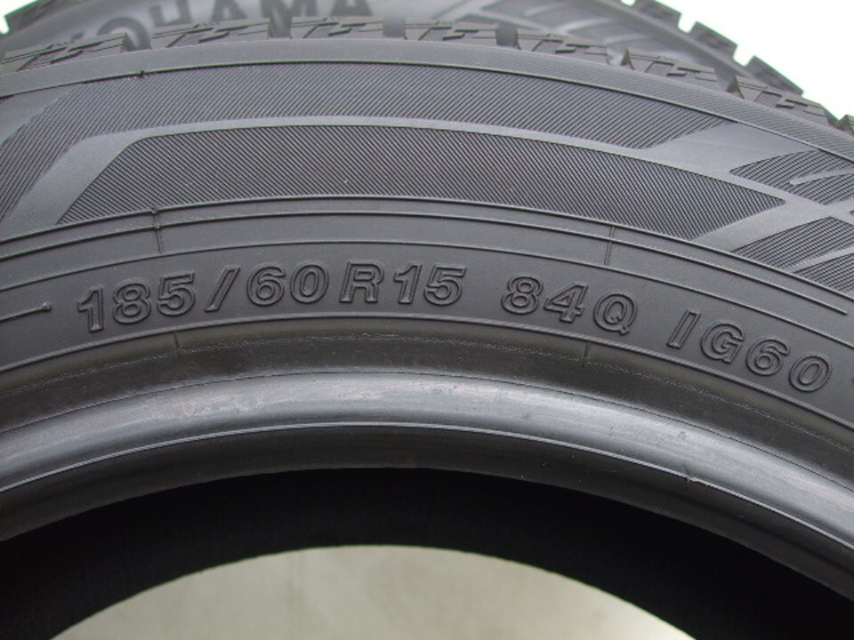 ヨコハマ ice GUARD iG60 185/60R15 84Q 2023年製 バリ山 4本セット 会社宛 福山通運営業所止 送料無料 H16_画像8