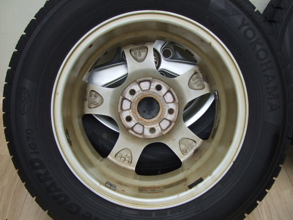 AGA VW フォルクスワーゲン純正仕様 ゴルフ6/7 6J 112 +47 2024年製 バリ溝 iG70 195/65R15 4本 B04_画像7