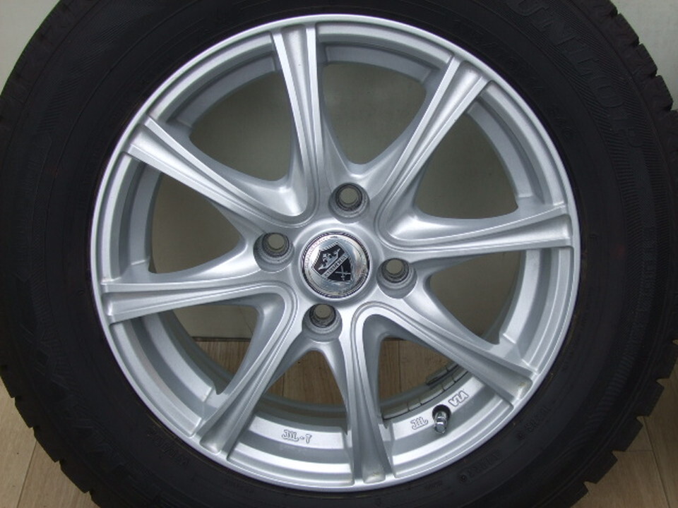 ESTROSA アクア ヤリス ヴィッツ キューブ ラティオ GK3フィット 5.5J 100 +38 2022年製 バリ溝 WM02 175/70R14 4本 F12_画像2