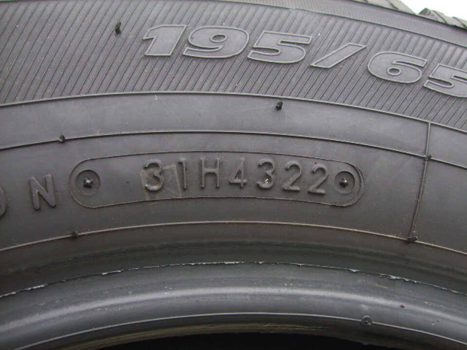 TOYO OBSERVE GARIT GIZ 195/65R15 91Q 2022年製 バリ山 4本セット 会社宛 福山通運営業所止 送料無料 H35_画像9
