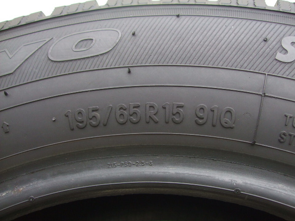 TOYO OBSERVE GARIT GIZ 195/65R15 91Q 2022年製 バリ山 4本セット 会社宛 福山通運営業所止 送料無料 H35_画像8