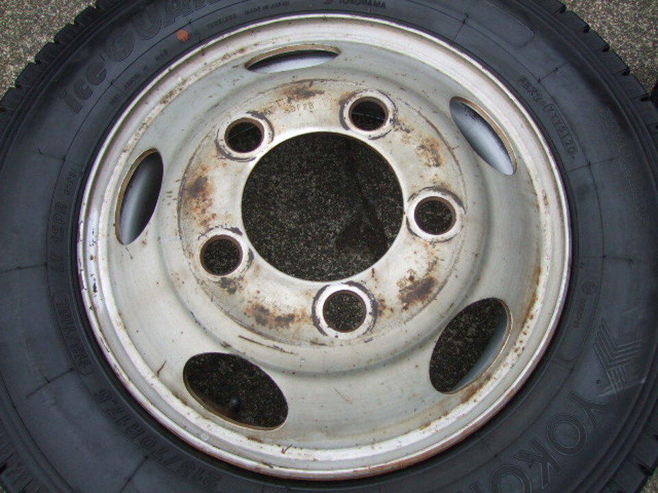 コースター リエッセⅡ TOPY DF2B 17.5X6.00 203.2 +120 2020/21年製 バリ溝 iG91 215/70R17.5 118/116L LT 12PR 6本 G03_画像2
