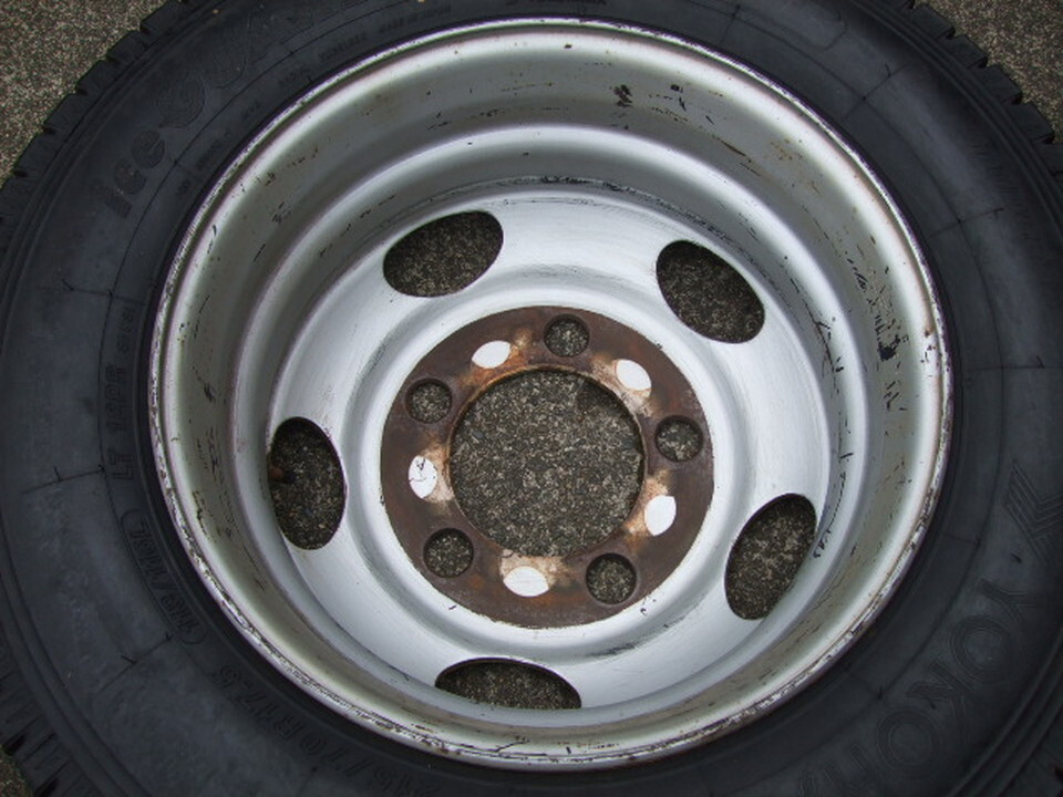 コースター リエッセⅡ TOPY DF2B 17.5X6.00 203.2 +120 2020/21年製 バリ溝 iG91 215/70R17.5 118/116L LT 12PR 6本 G03_画像4