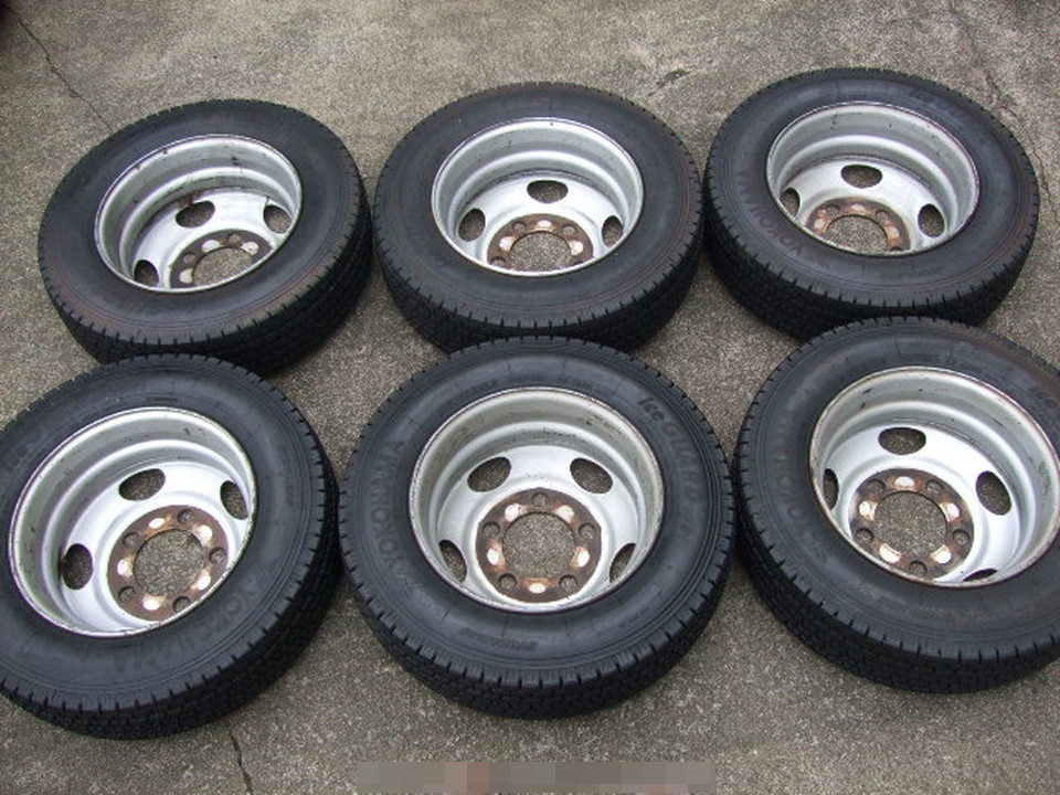 コースター リエッセⅡ TOPY DF2B 17.5X6.00 203.2 +120 2020/21年製 バリ溝 iG91 215/70R17.5 118/116L LT 12PR 6本 G03_画像3