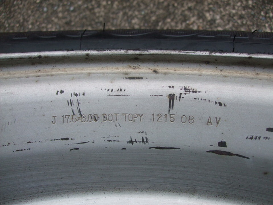 コースター リエッセⅡ TOPY DF2B 17.5X6.00 203.2 +120 2020/21年製 バリ溝 iG91 215/70R17.5 118/116L LT 12PR 6本 G03_画像6