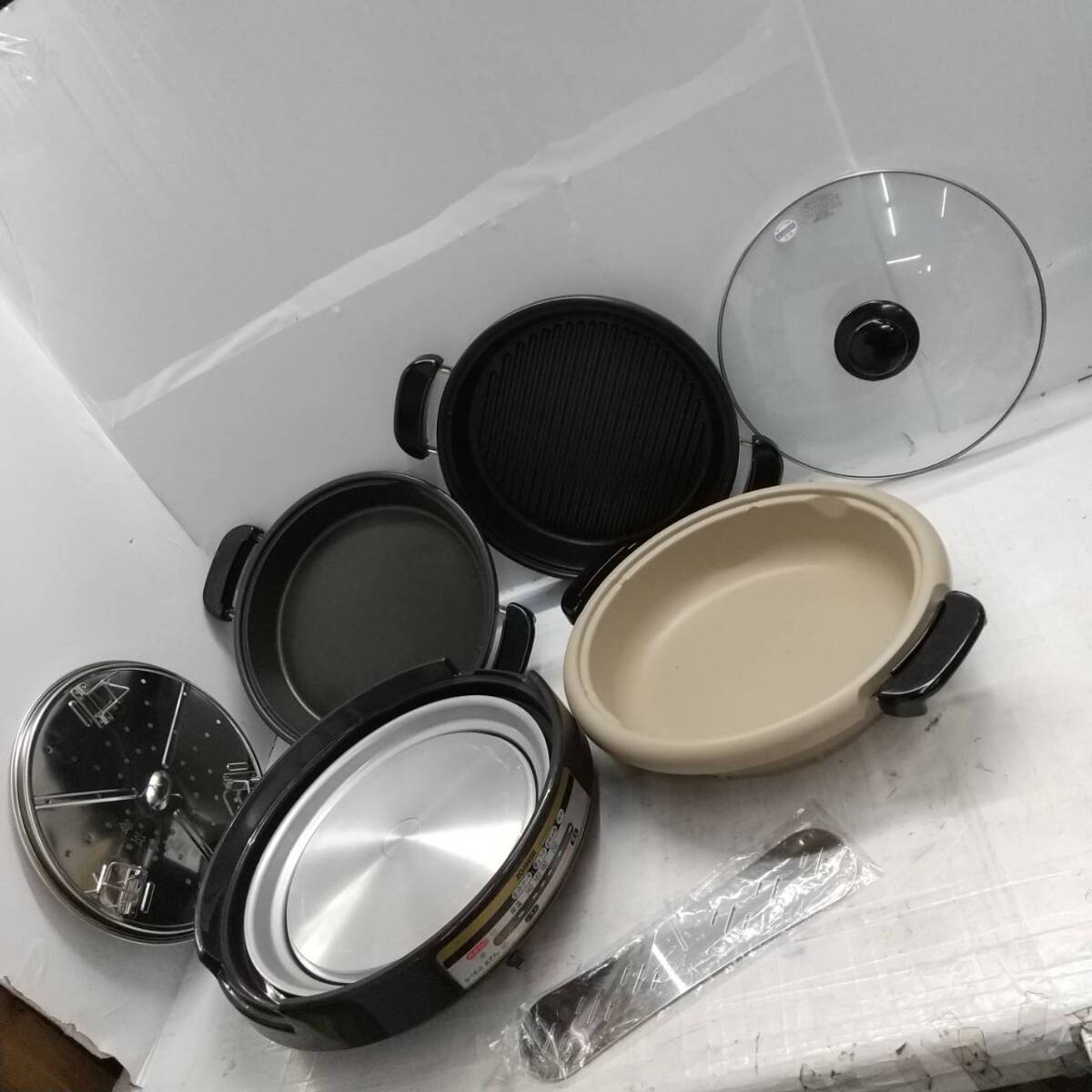 送料無料h0940 象印 卓上グリルなべ 焼肉 ホットプレートEP-GTD55E2型 焼肉 卓上 調理器具 良品_画像2